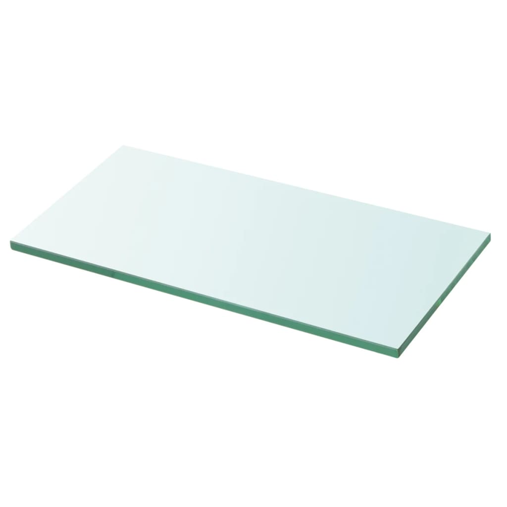 Wandschap transparant 90x12 cm glas