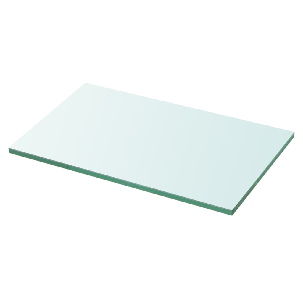 Wandschap transparant 90x12 cm glas