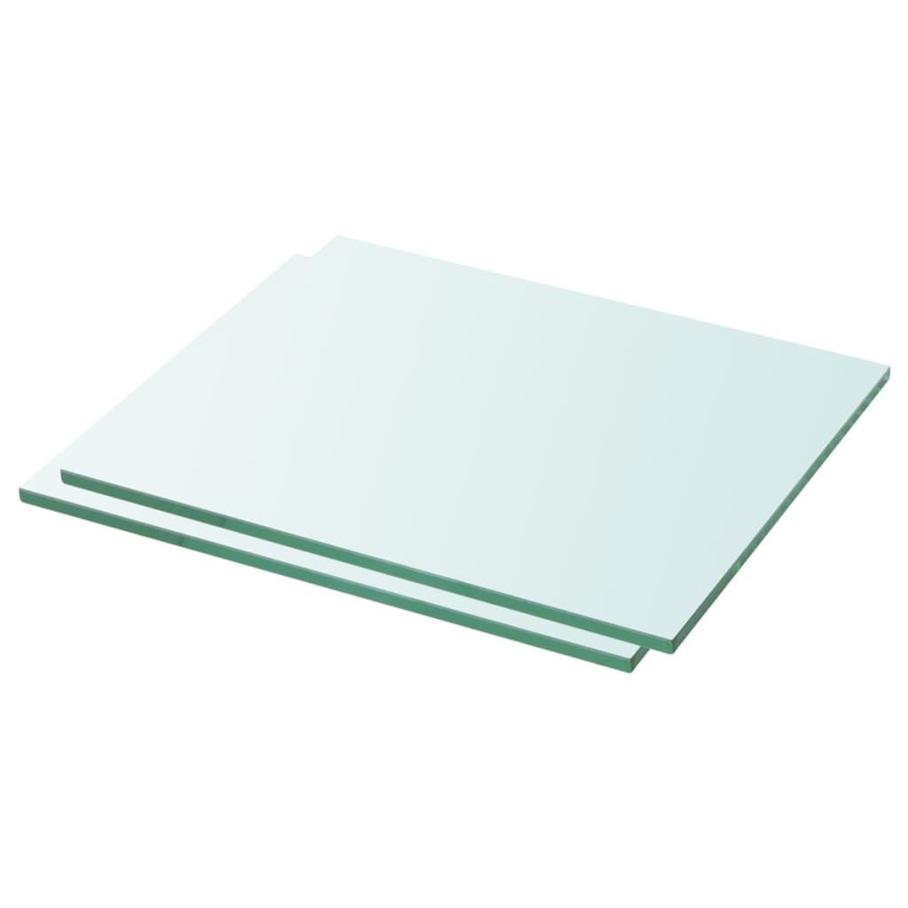 Wandschap transparant 90x12 cm glas