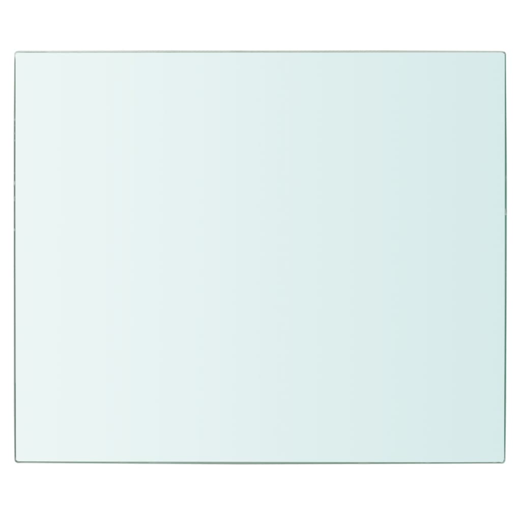 Wandschap transparant 90x12 cm glas