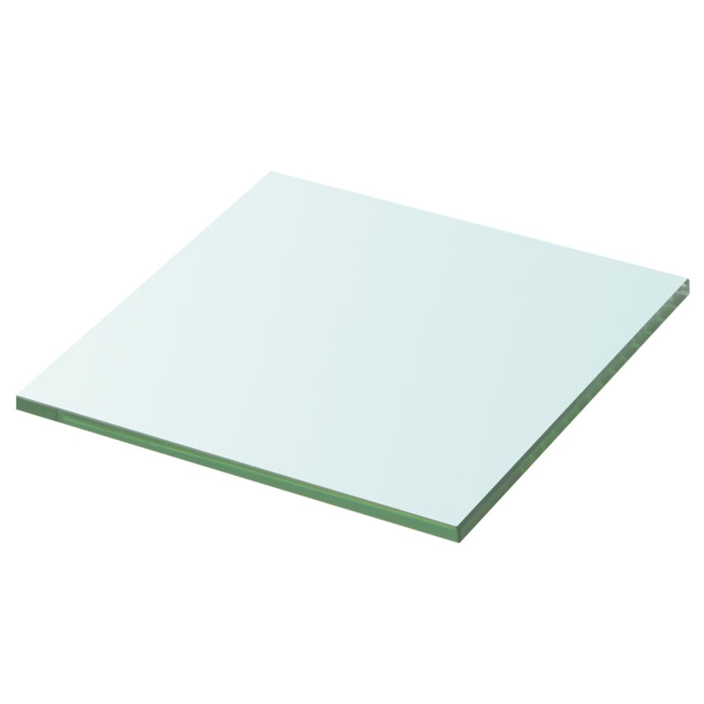 Wandschap transparant 90x12 cm glas