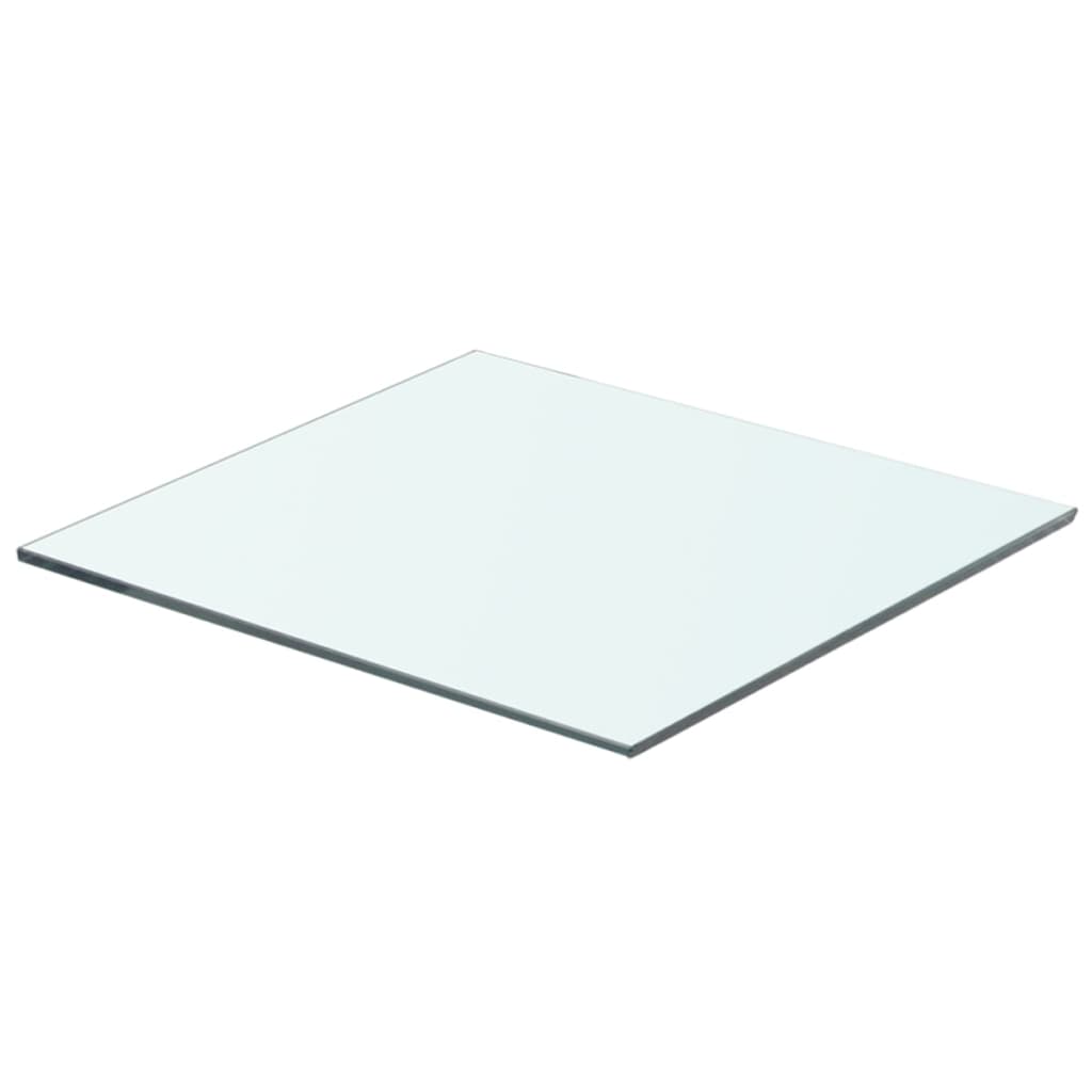 Wandschap transparant 90x12 cm glas