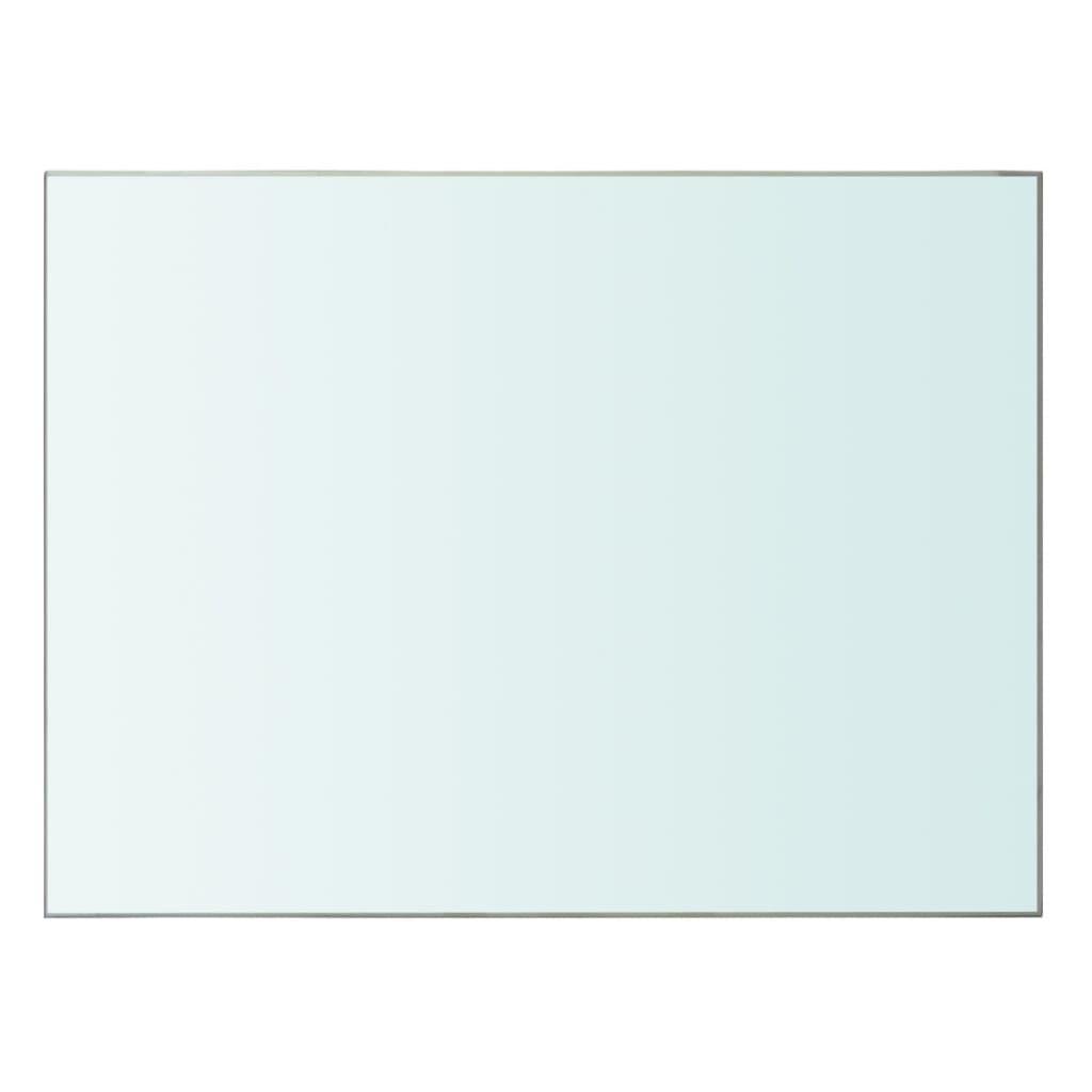 Wandschap transparant 90x12 cm glas