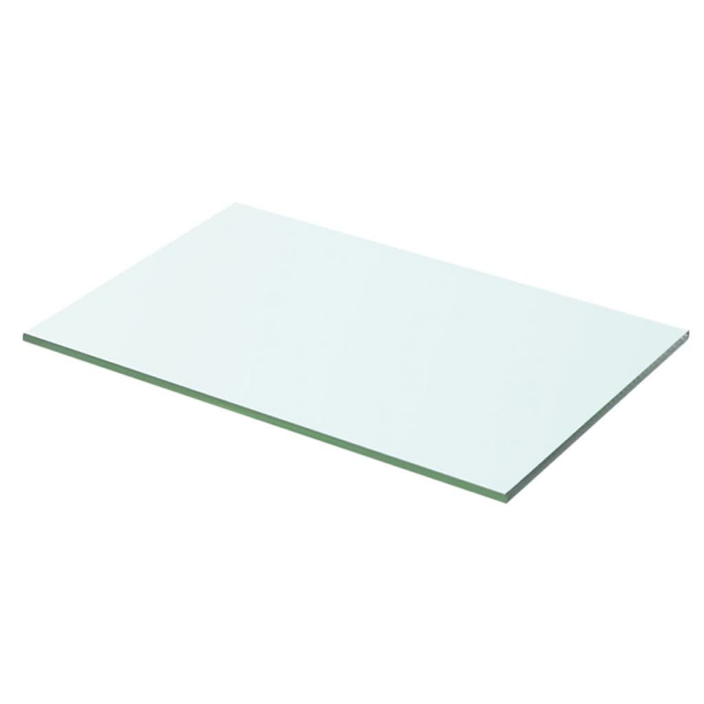 Wandschap transparant 90x12 cm glas