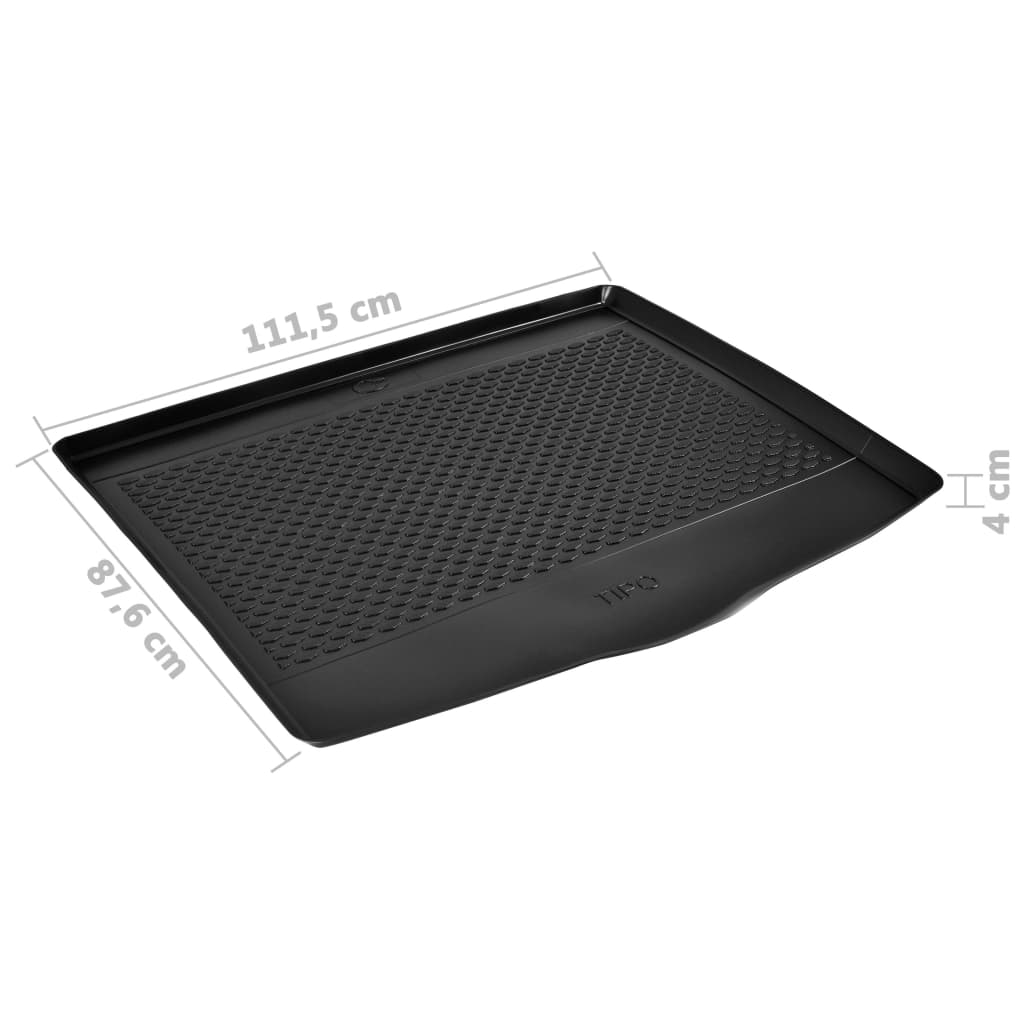 Kofferbakmat voor Seat Toledo (2012-) rubber