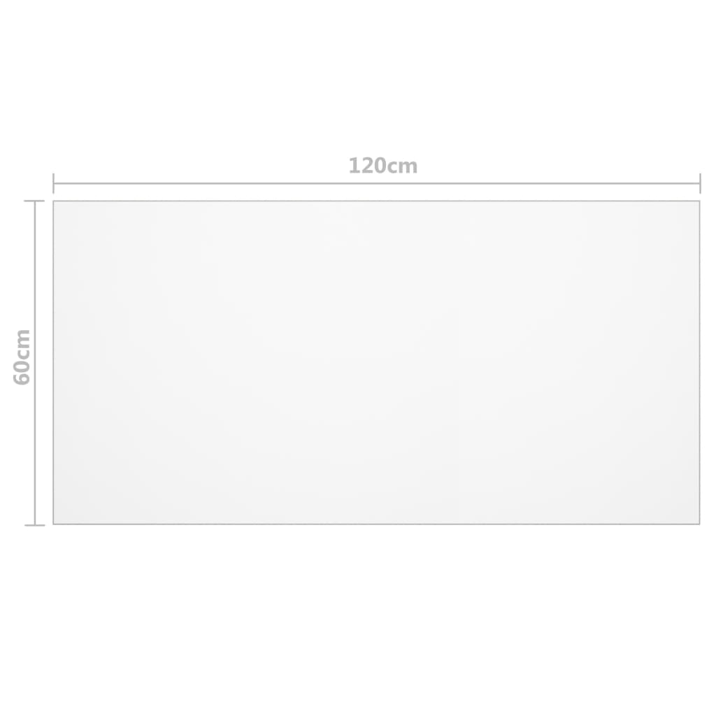 Tafelbeschermer 90x90 cm 2 mm PVC