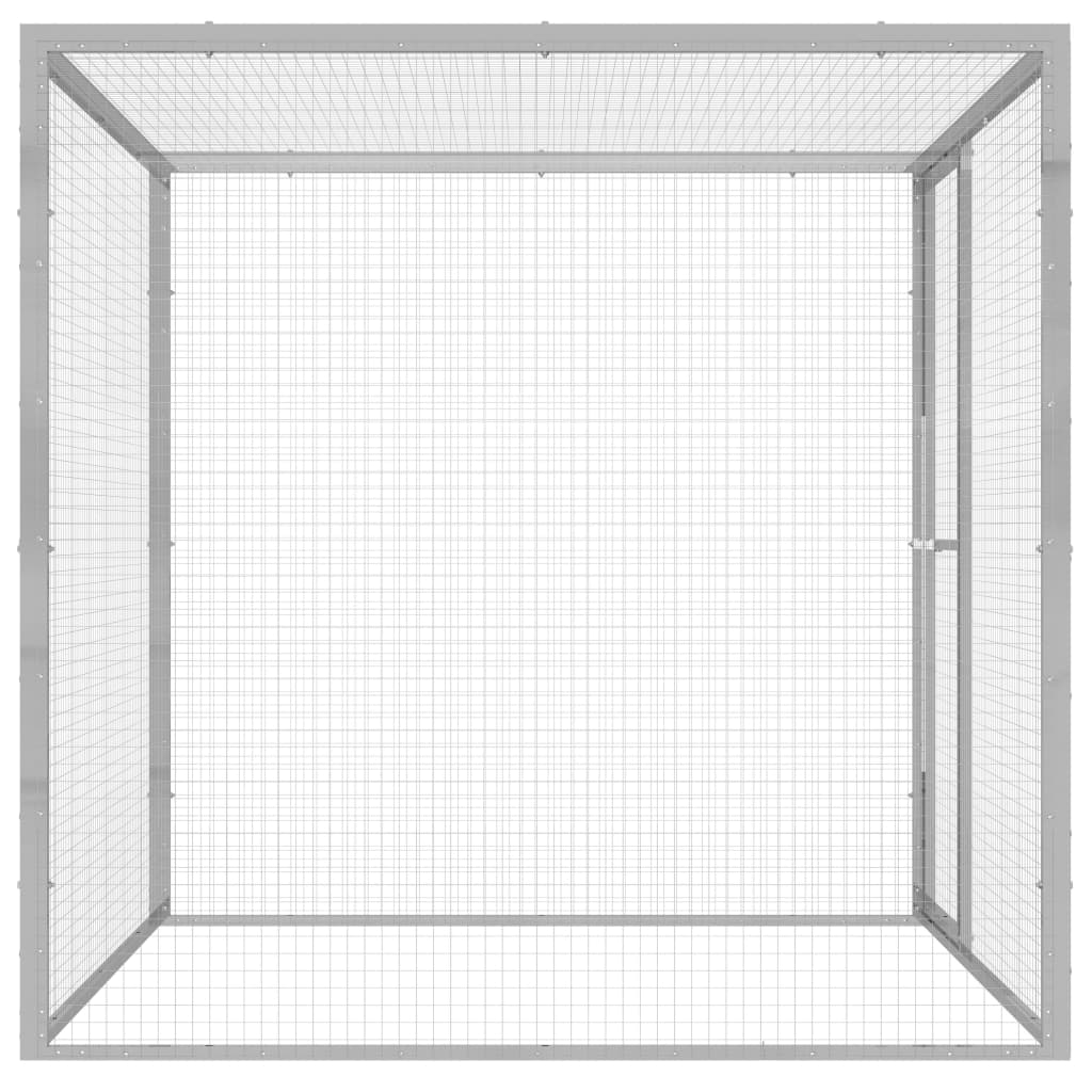 Kattenkooi 3x1,5x1,5 m gegalvaniseerd staal