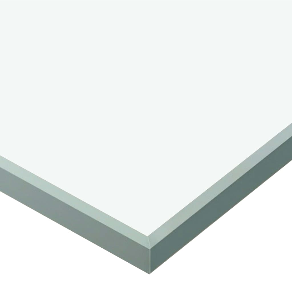 Schuifdeur 76x205 cm ESG-glas en aluminium zilverkleurig