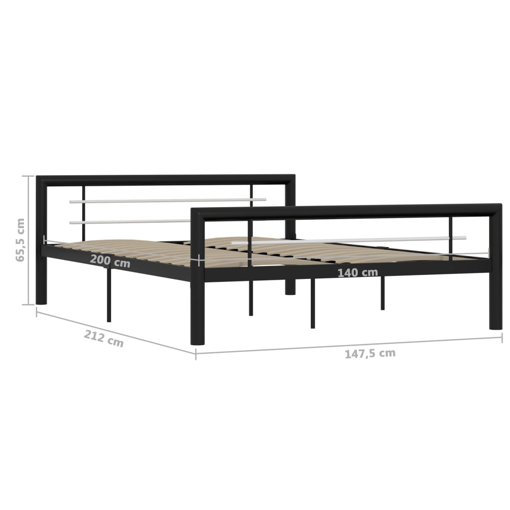 Bedframe metaal 180x200 cm