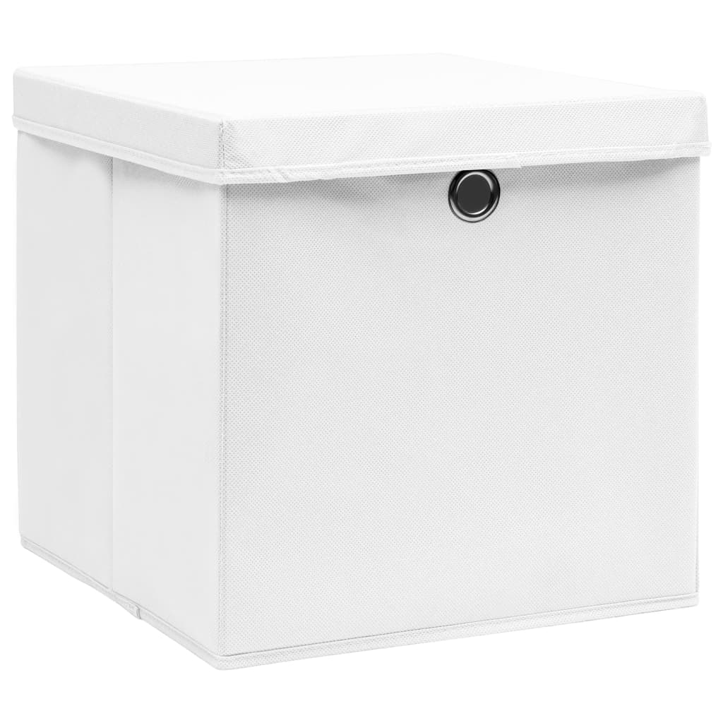 Opbergboxen 4 st 32x32x32 cm stof