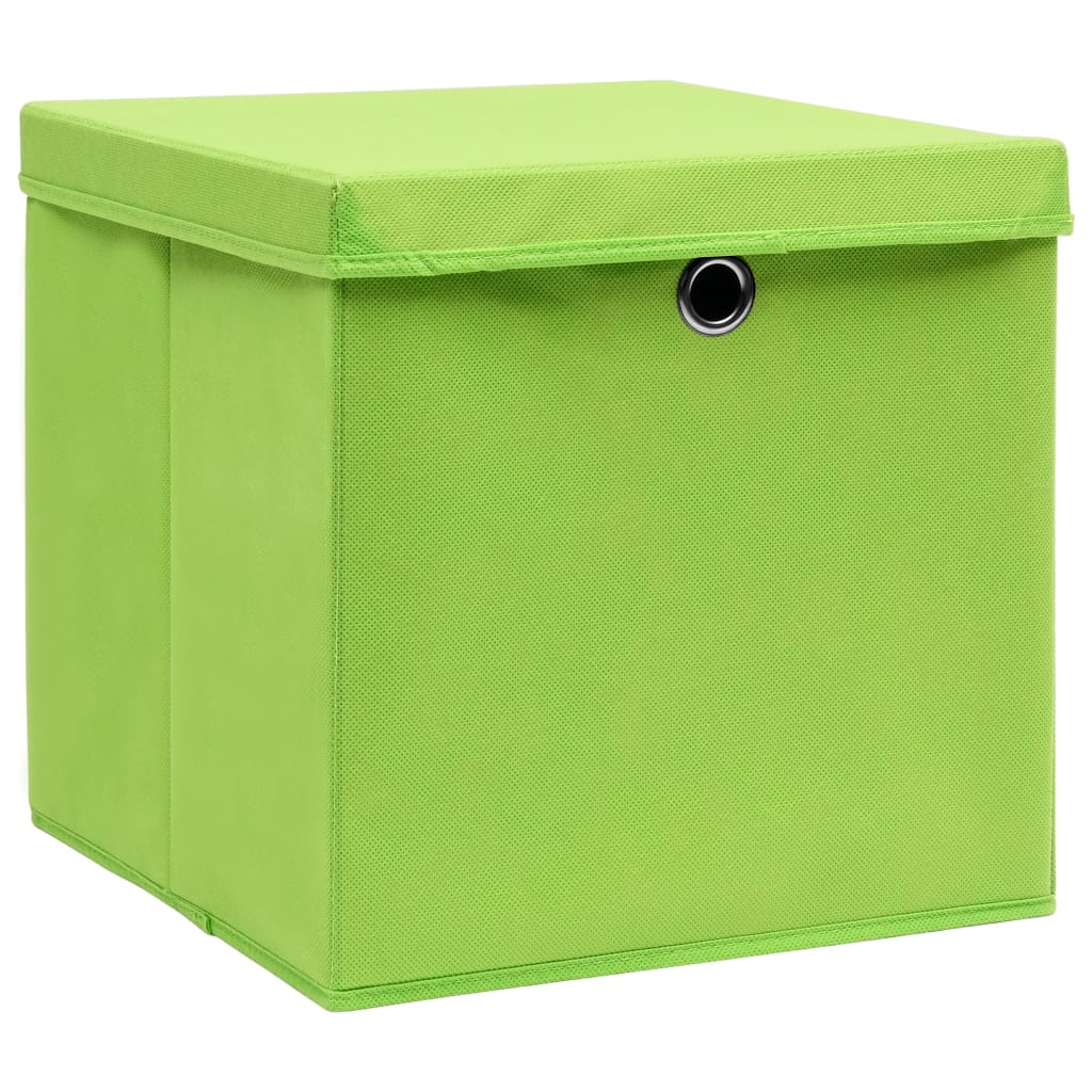 Opbergboxen 4 st 32x32x32 cm stof