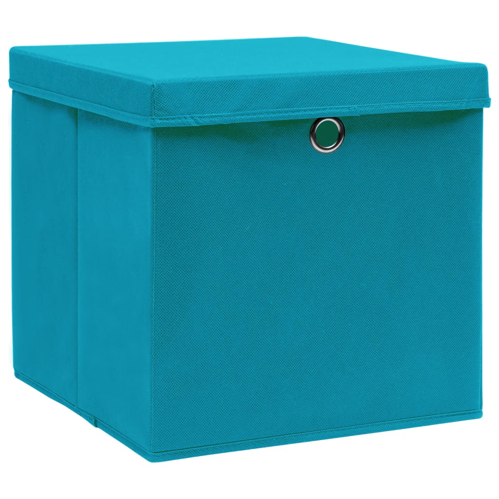 Opbergboxen 4 st 32x32x32 cm stof