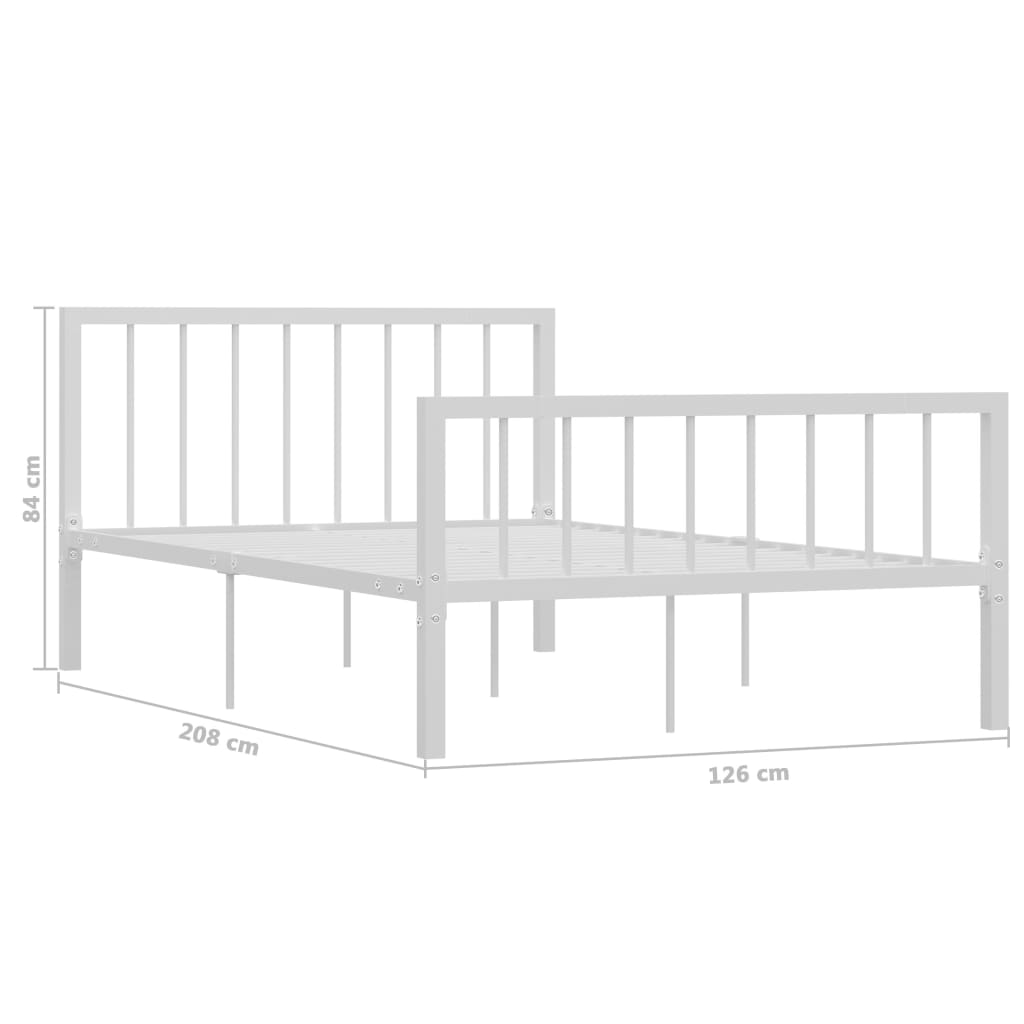 Bedframe metaal 120x200 cm