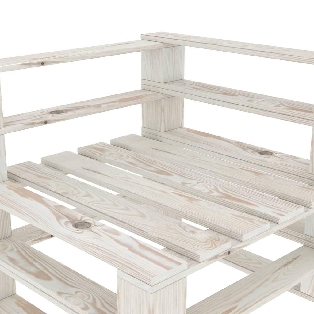 5-delige Loungeset met antracietkleurige kussens pallet hout