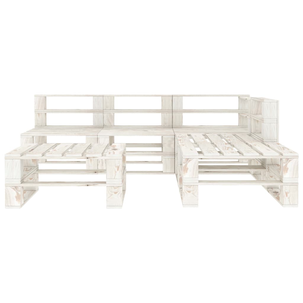 6-delige Loungeset pallet hout