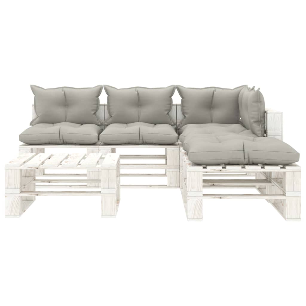 6-delige Loungeset pallet hout