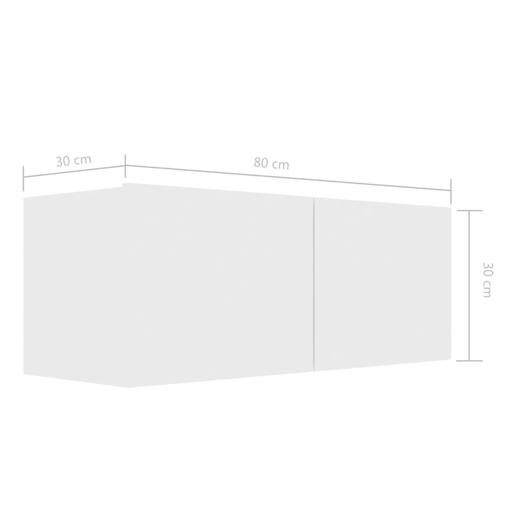 Tv-meubel 100x30x30 cm bewerkt hout