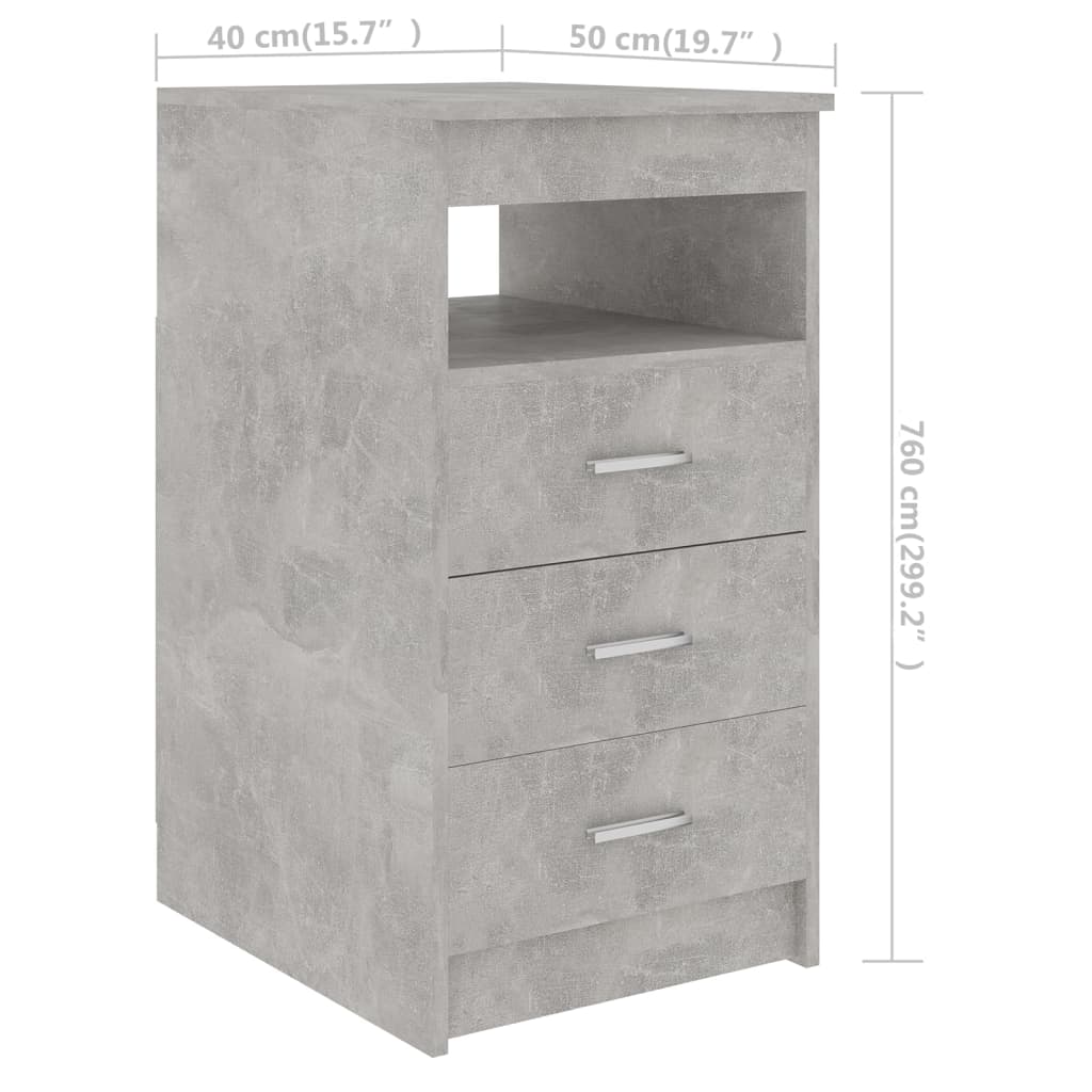 Ladekast 40x50x76 cm bewerkt hout