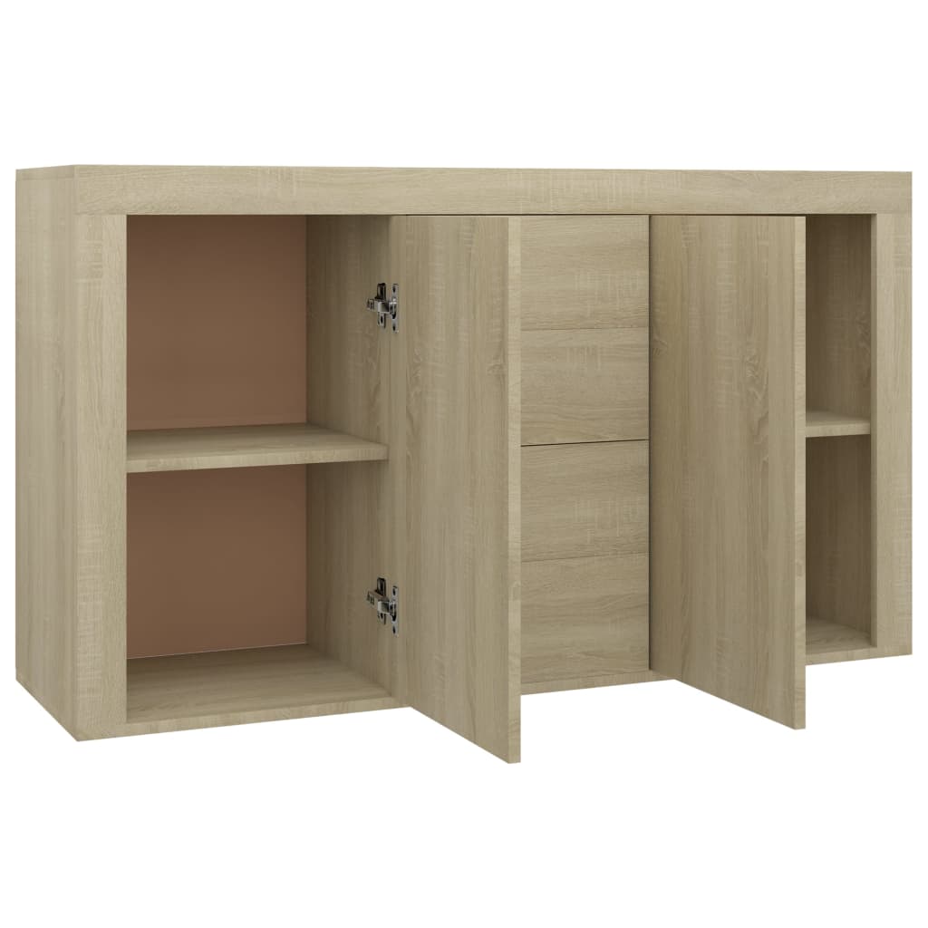 Dressoir 120x36x69 cm bewerkt hout