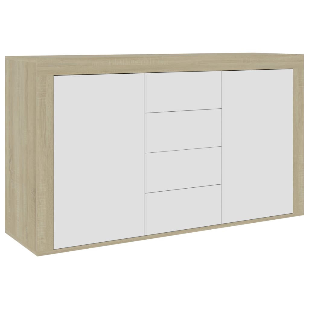 Dressoir 120x36x69 cm bewerkt hout