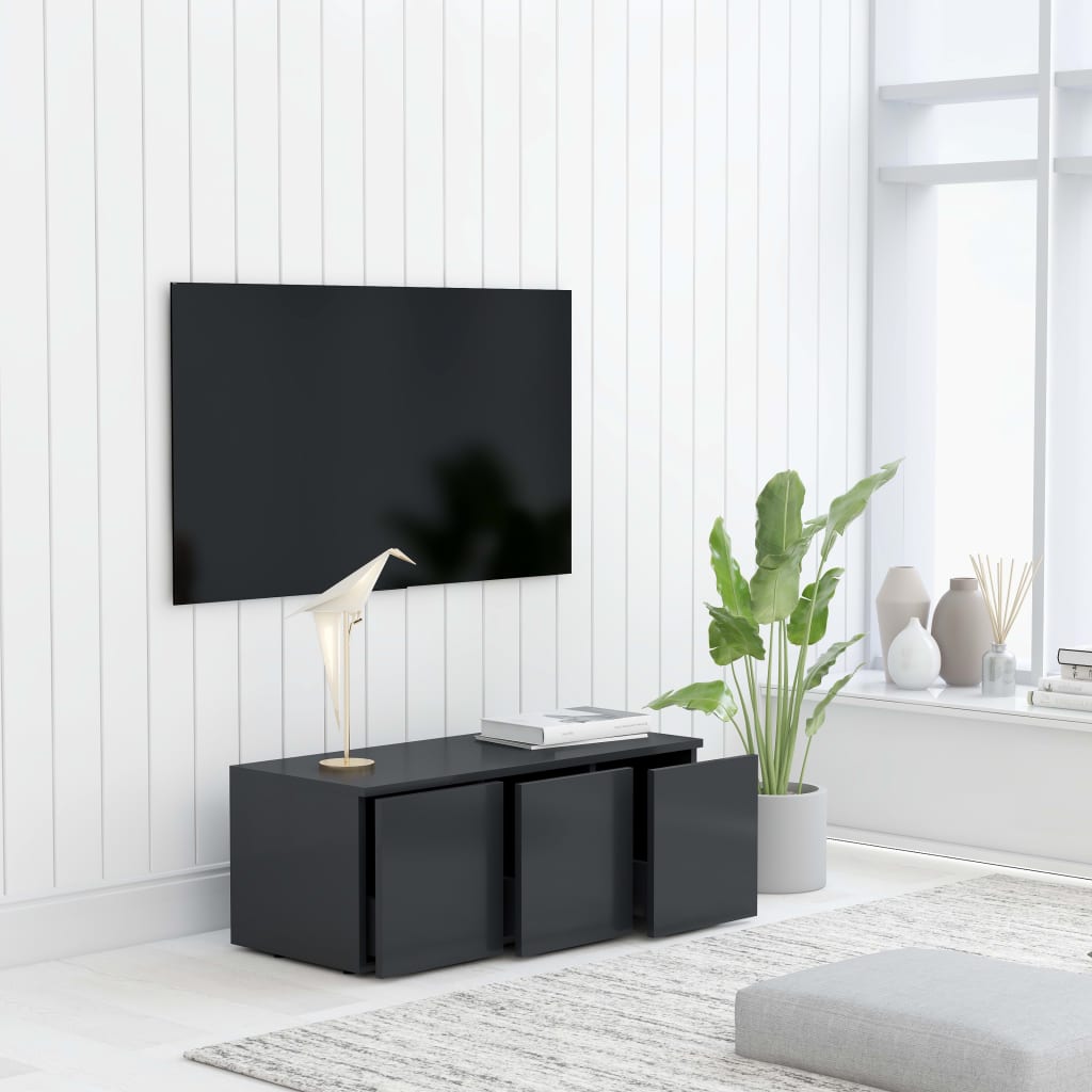 Tv-meubel 80x34x30 cm bewerkt hout