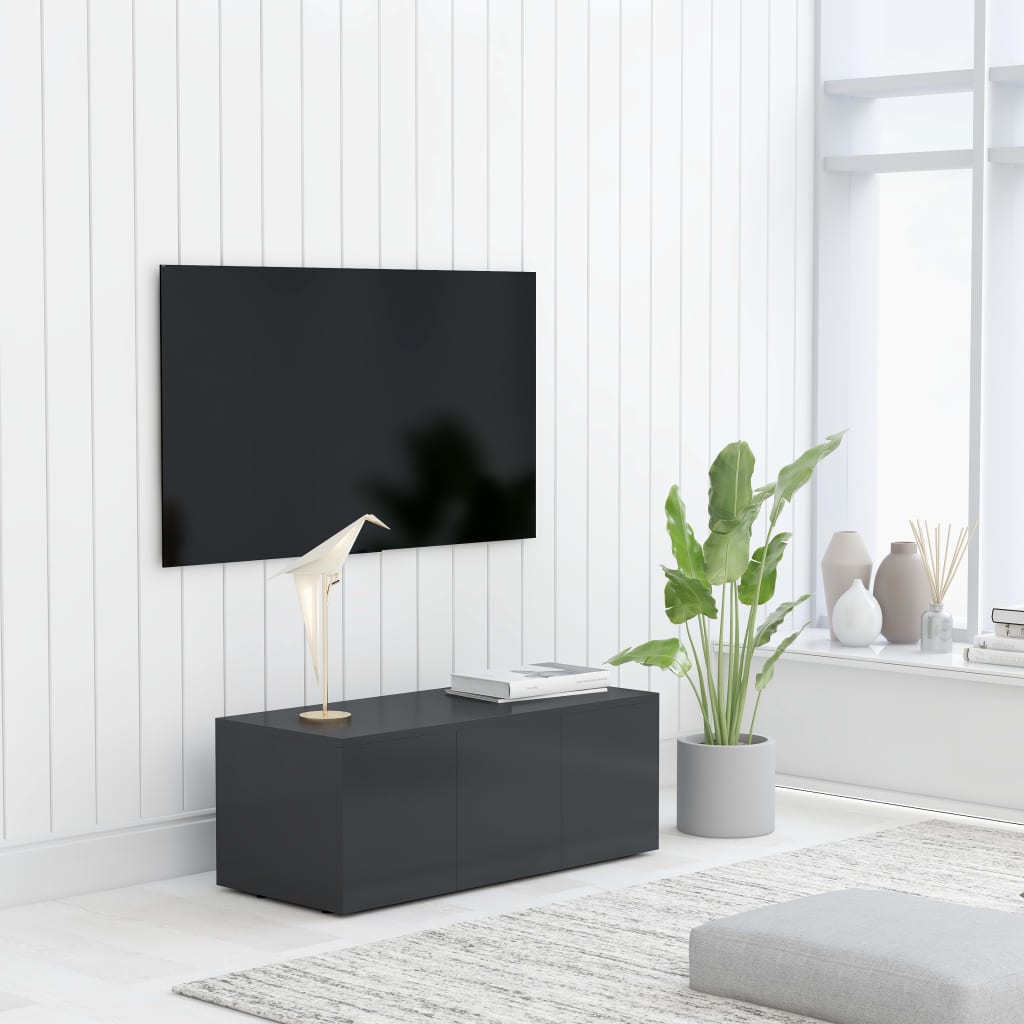 Tv-meubel 80x34x30 cm bewerkt hout