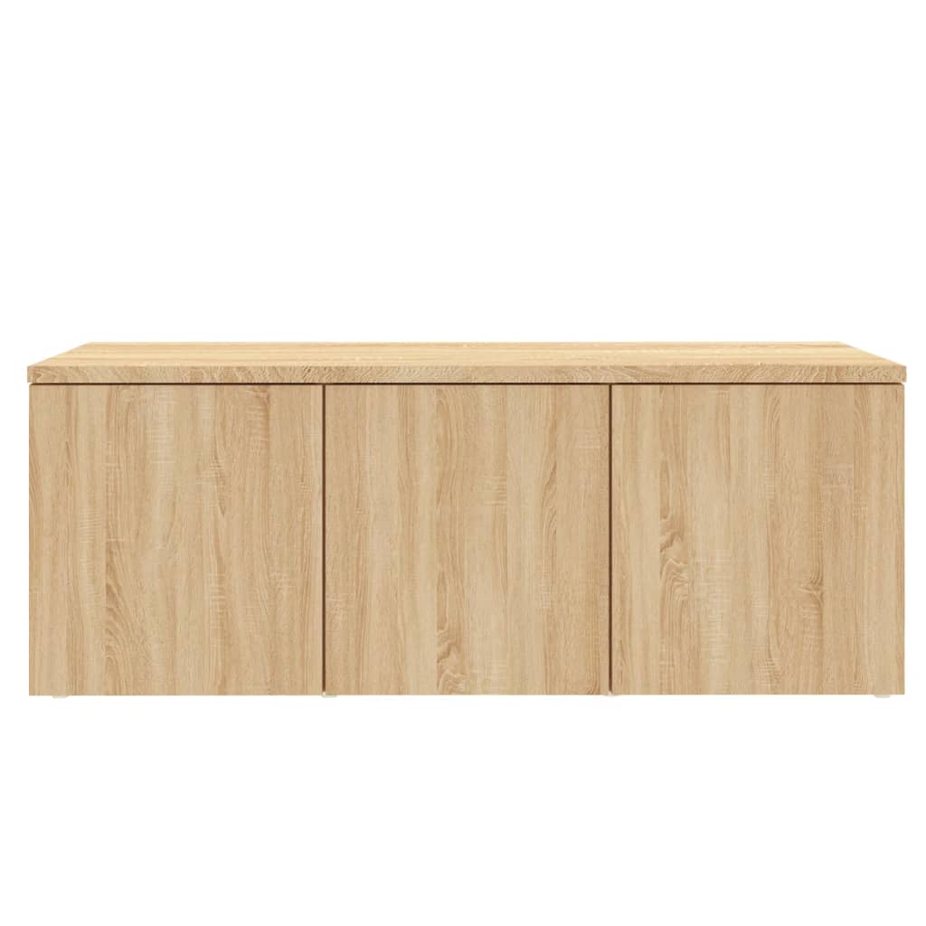 Tv-meubel 80x34x30 cm bewerkt hout