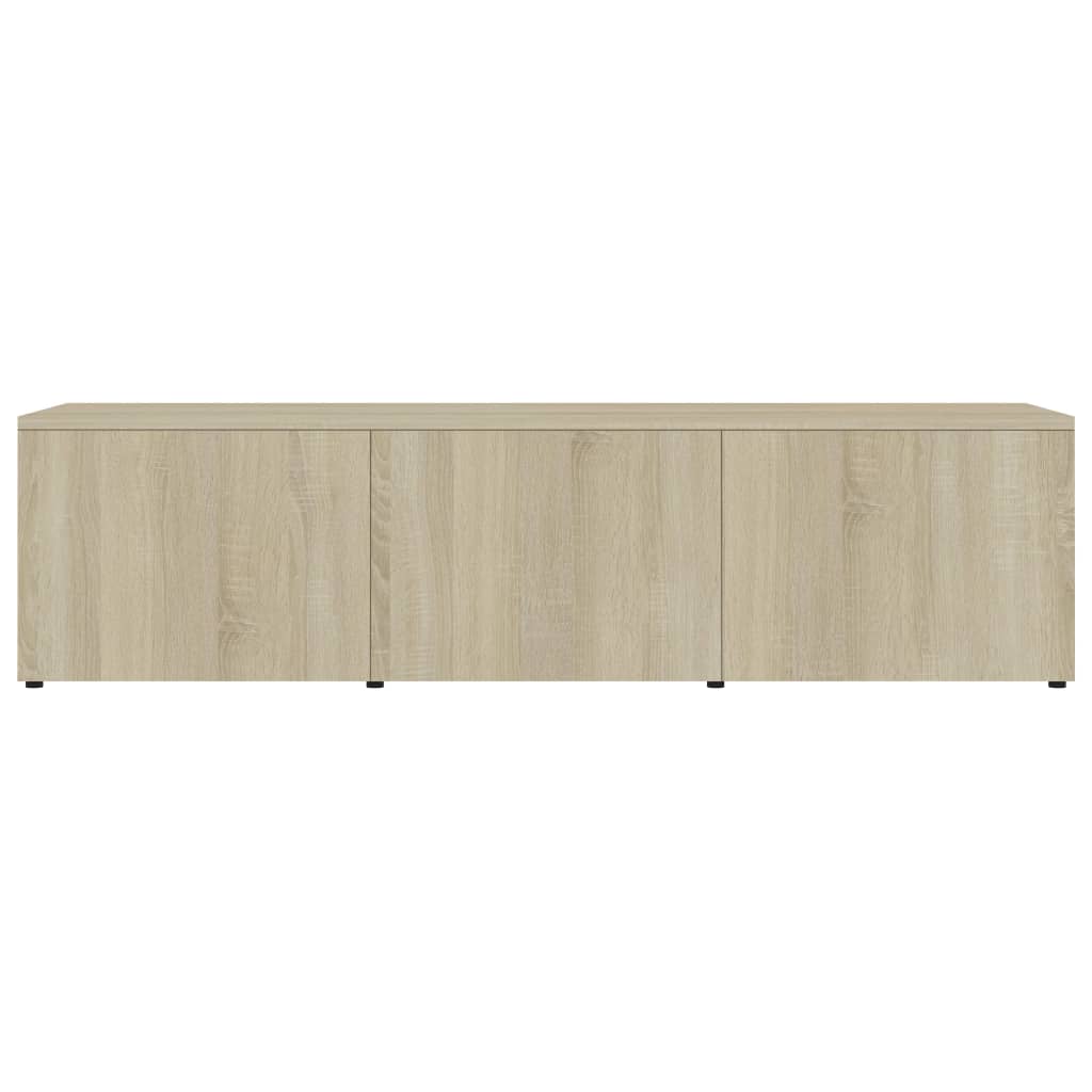 Tv-meubel 120x34x30 cm bewerkt hout eikenkleurig