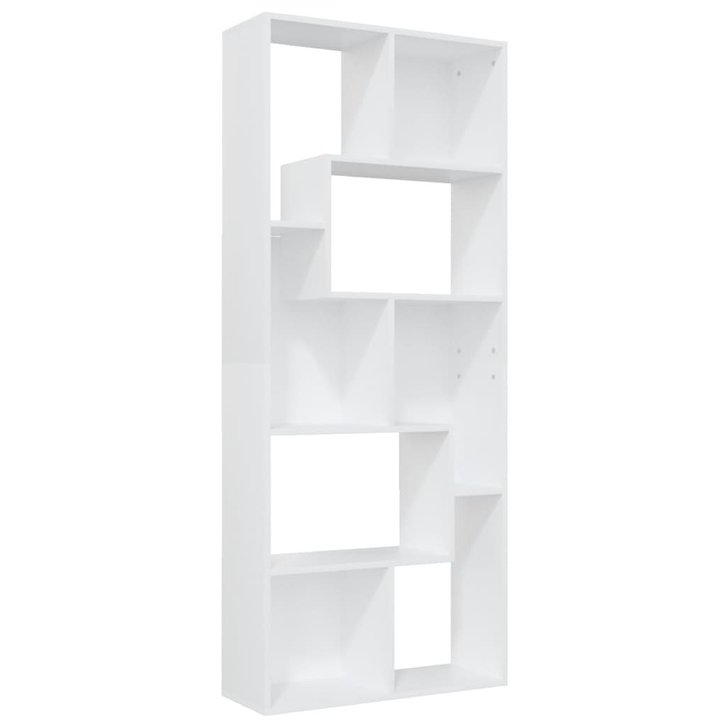 Boekenkast 67x24x161 cm bewerkt hout