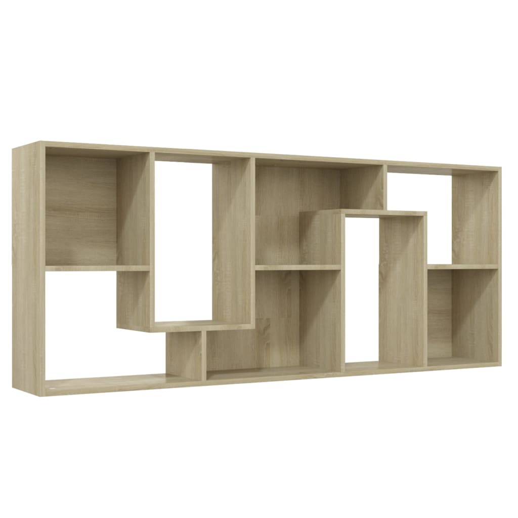 Boekenkast 67x24x161 cm bewerkt hout