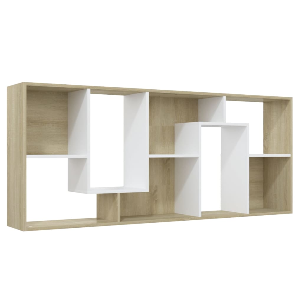 Boekenkast 67x24x161 cm bewerkt hout