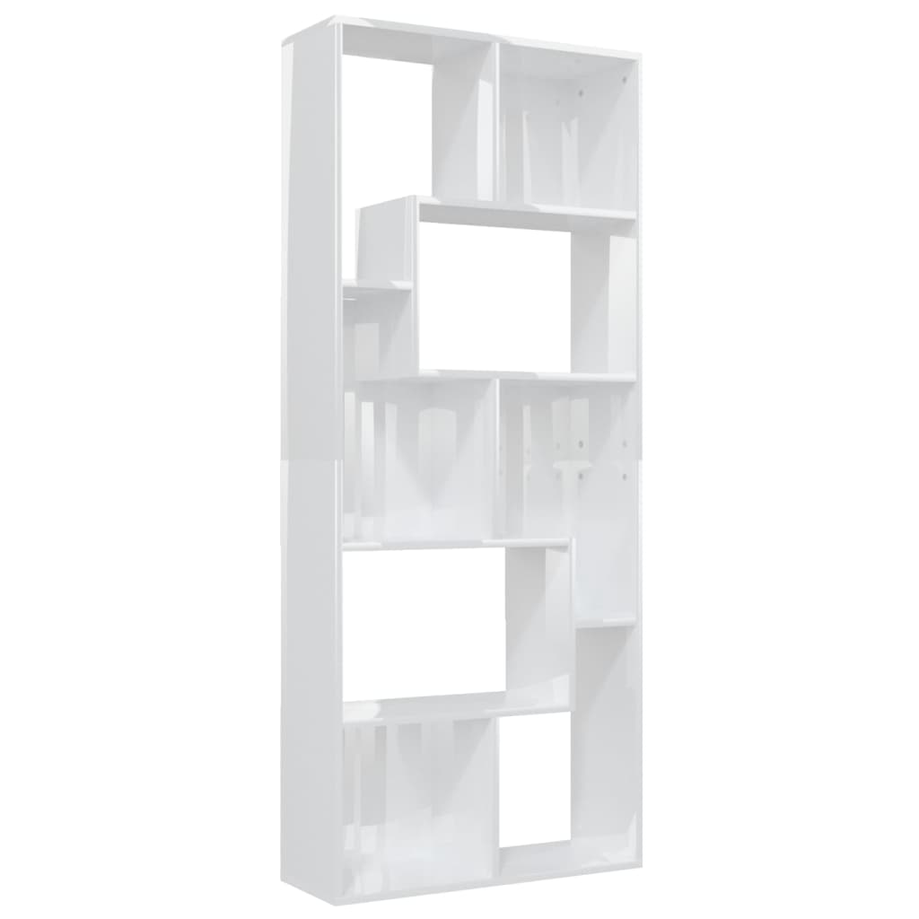 Boekenkast 67x24x161 cm bewerkt hout