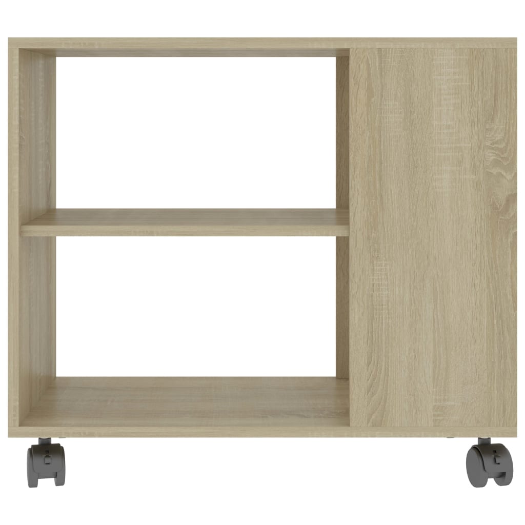 Bijzettafel 70x35x55 cm bewerkt hout