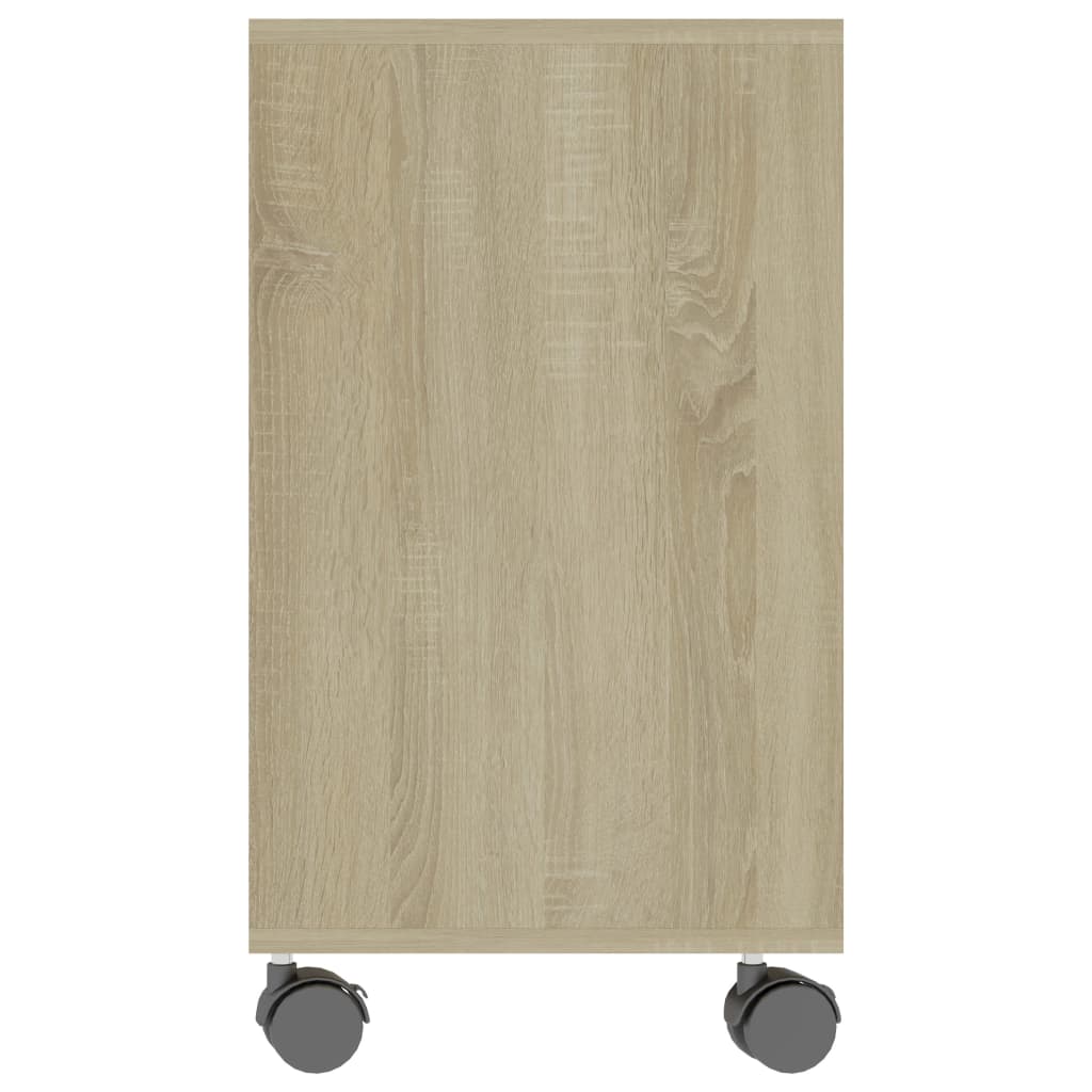 Bijzettafel 70x35x55 cm bewerkt hout