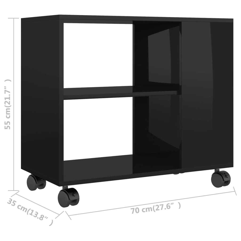 Bijzettafel 70x35x55 cm bewerkt hout eikenkleurig