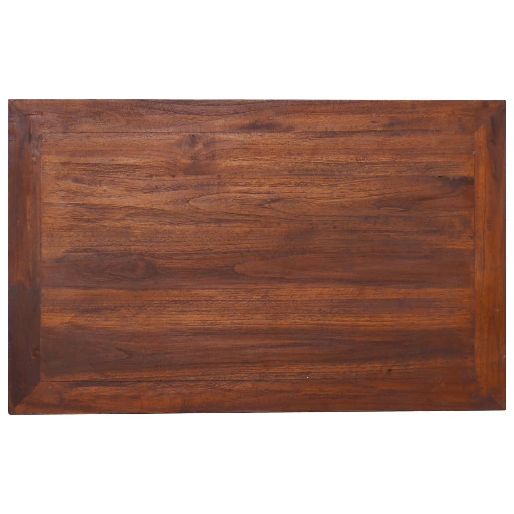 Salontafel 80x50x40 cm massief teakhout