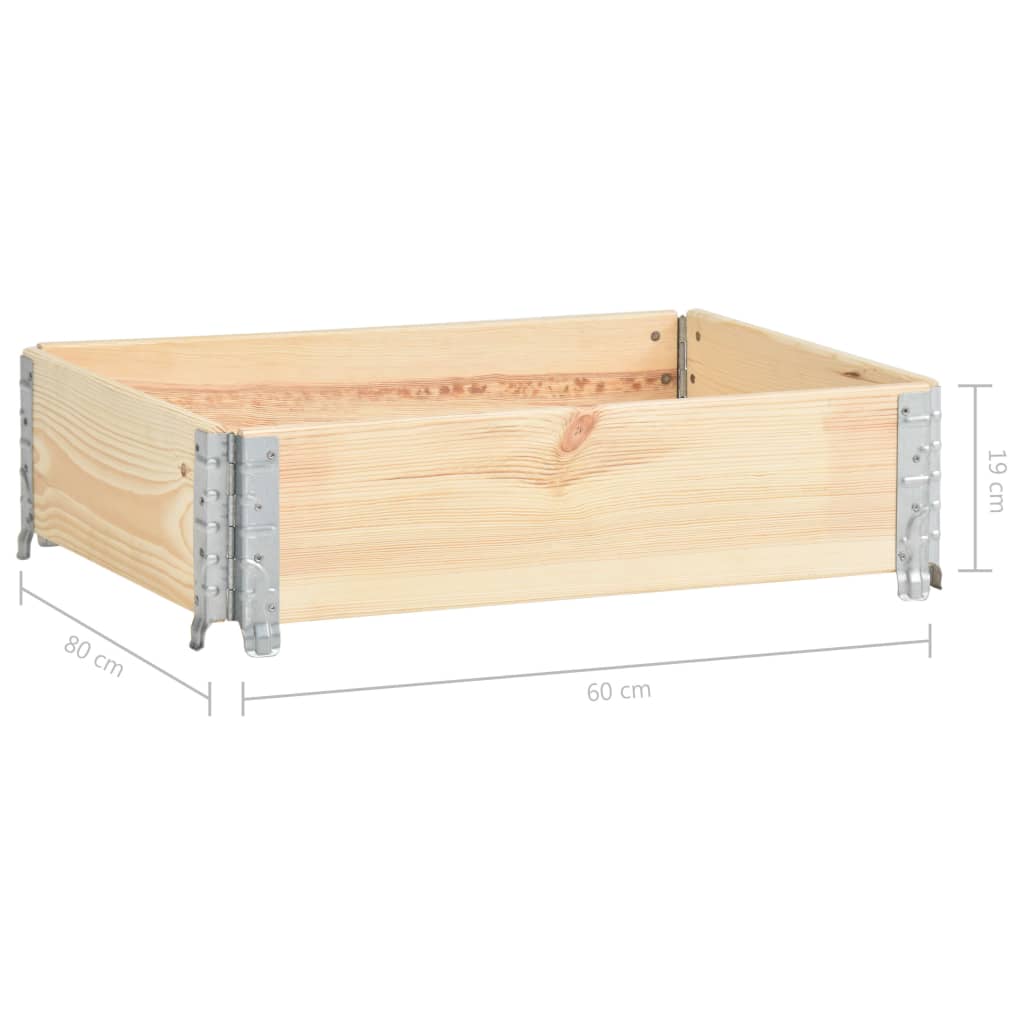 Palletopzetrand 60x80 cm massief grenenhout