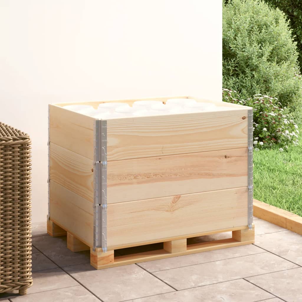 Palletopzetrand 60x80 cm massief grenenhout