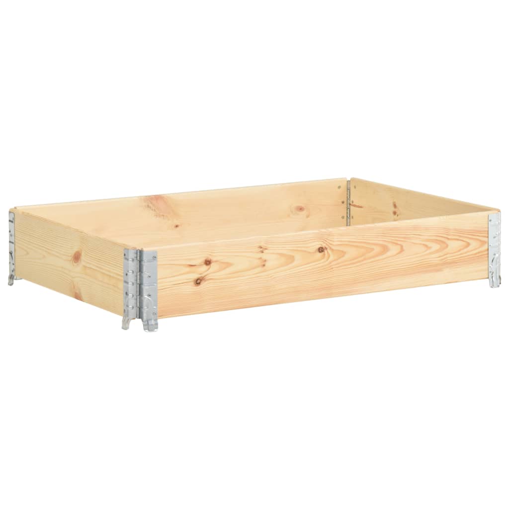 Palletopzetrand 60x80 cm massief grenenhout