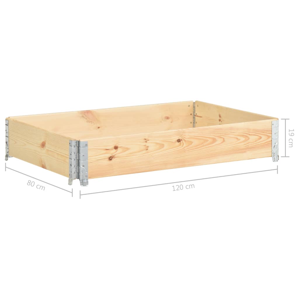 Palletopzetrand 60x80 cm massief grenenhout