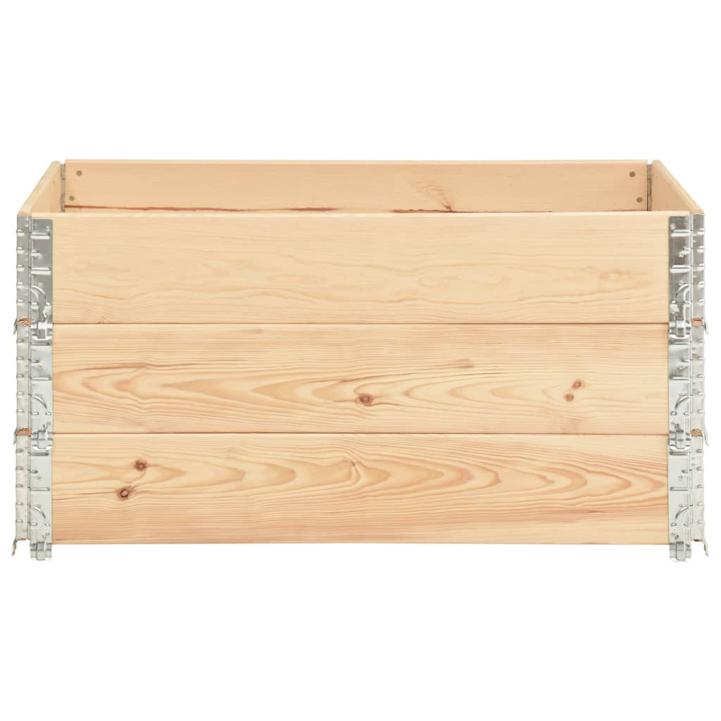 Palletopzetrand 60x80 cm massief grenenhout