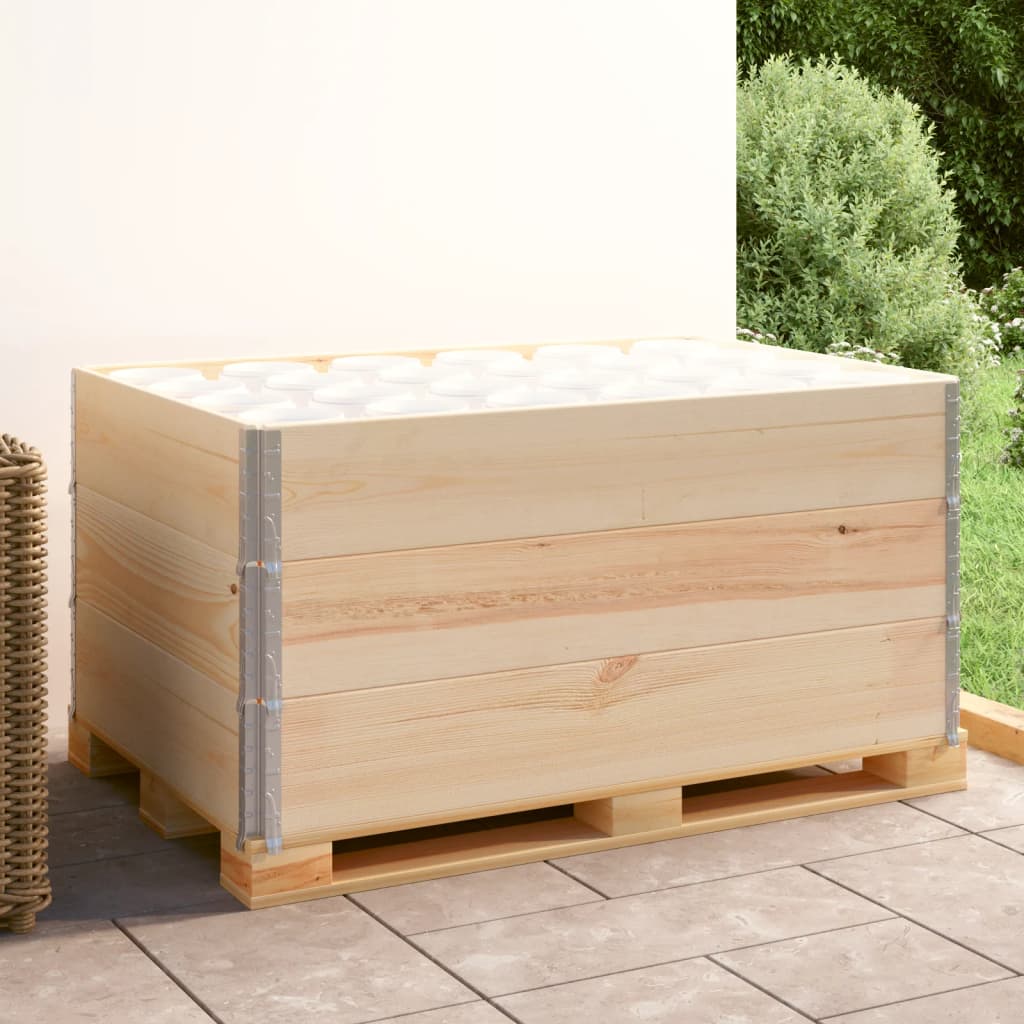 Palletopzetrand 60x80 cm massief grenenhout