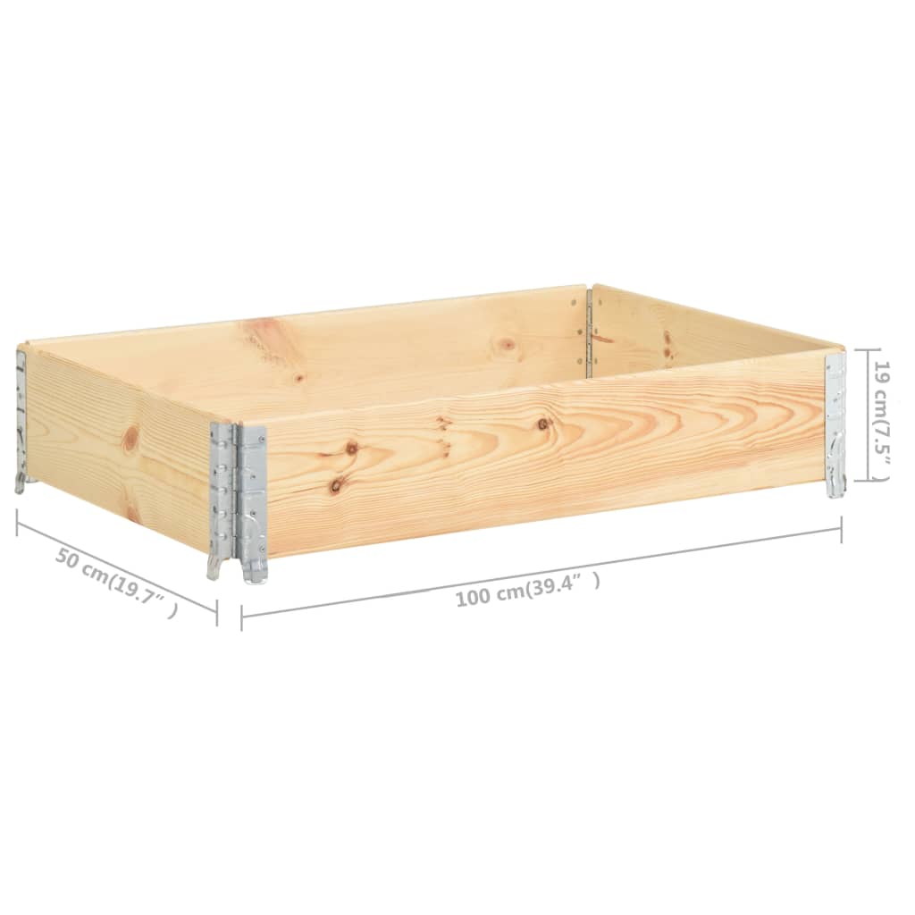 Palletopzetrand 60x80 cm massief grenenhout