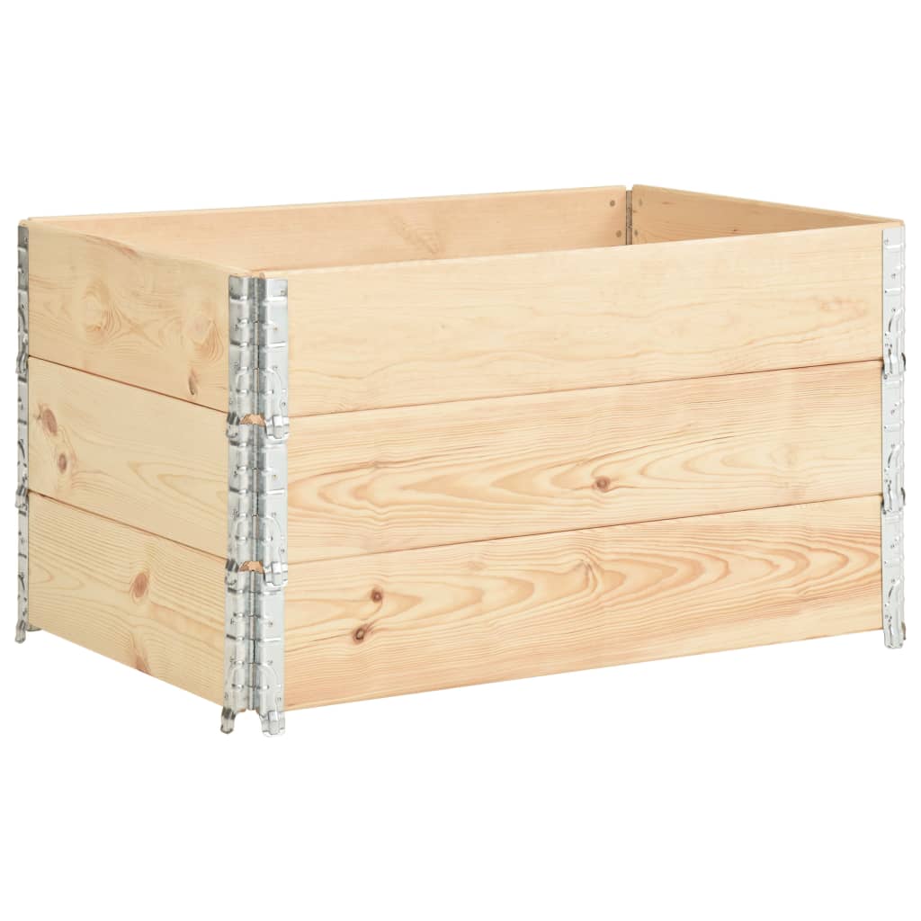 Palletopzetrand 60x80 cm massief grenenhout