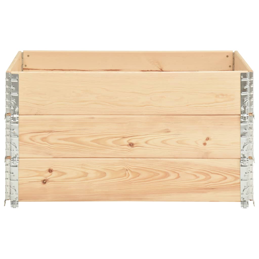 Palletopzetrand 60x80 cm massief grenenhout