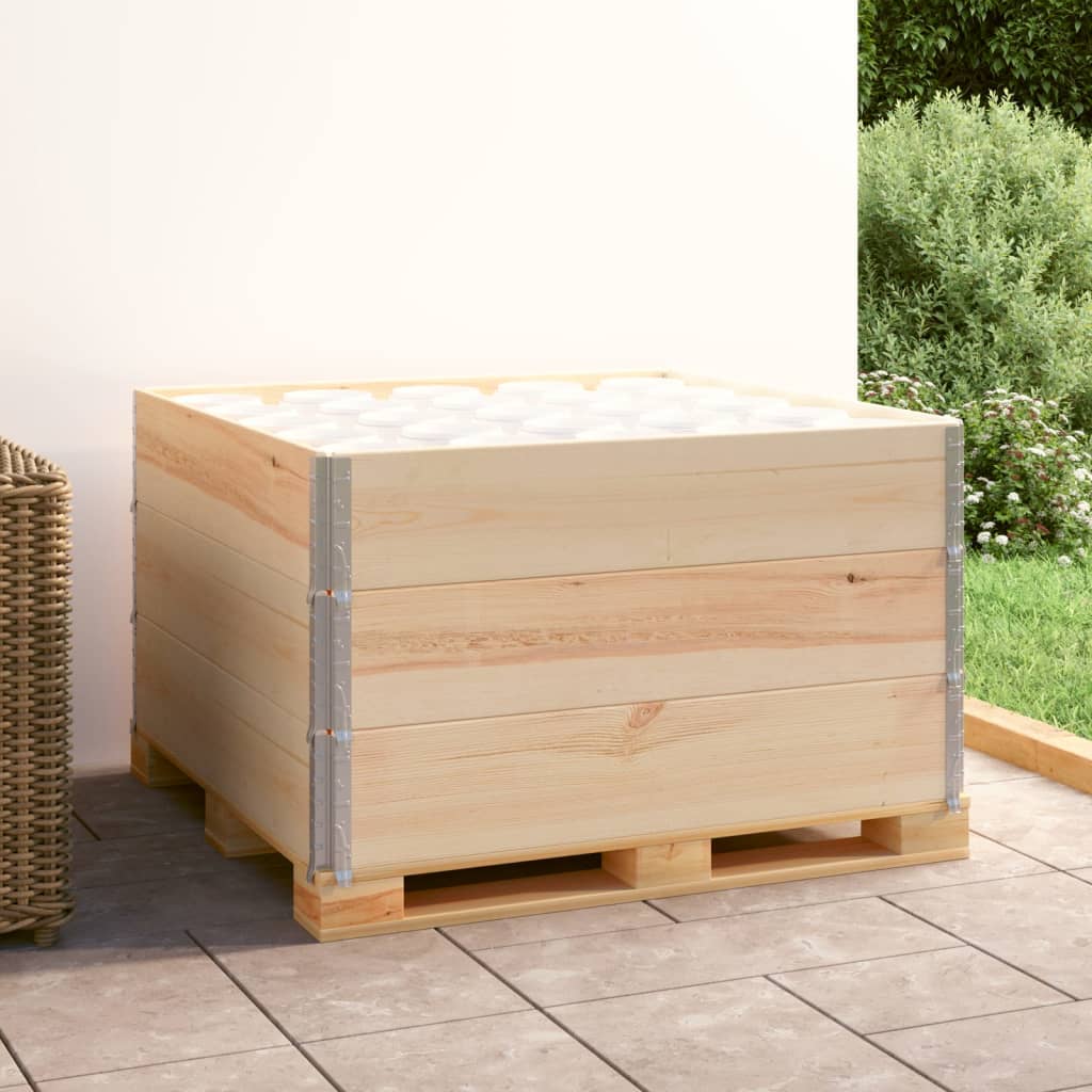 Palletopzetrand 60x80 cm massief grenenhout