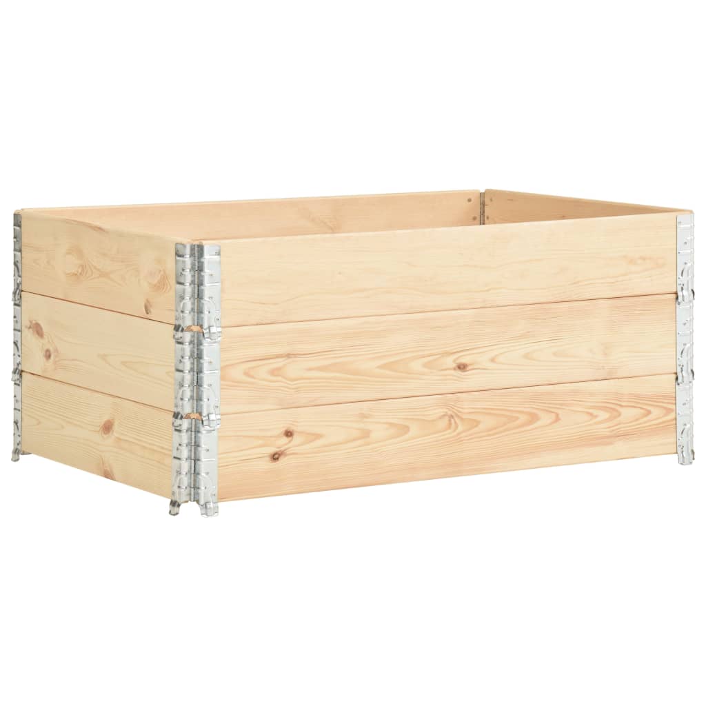 Palletopzetrand 60x80 cm massief grenenhout