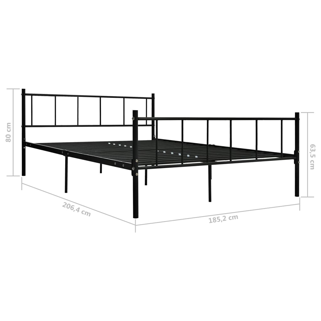 Bedframe metaal 180x200 cm