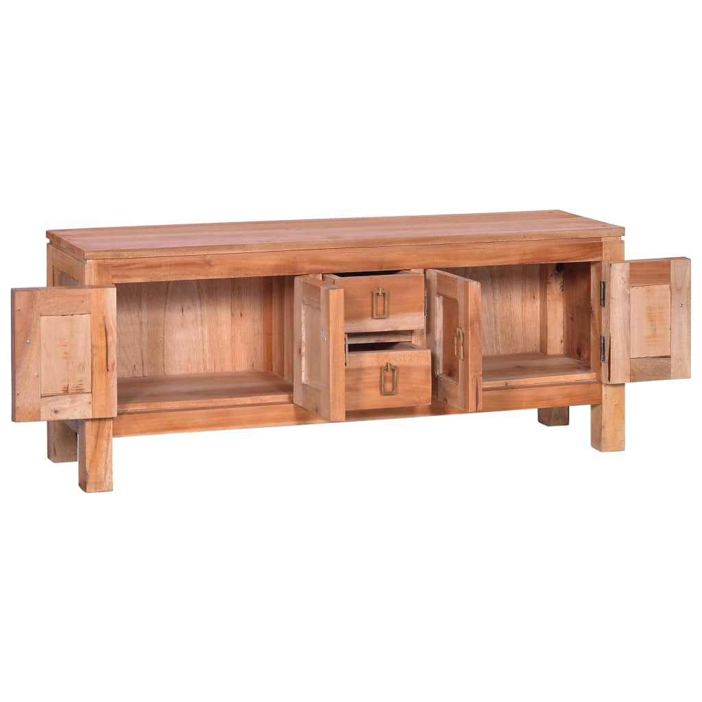 Tv-meubel 110x30x45 cm massief mahoniehout