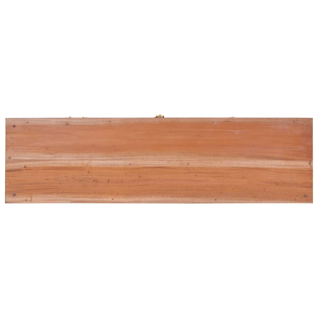 Tv-meubel 110x30x45 cm massief mahoniehout